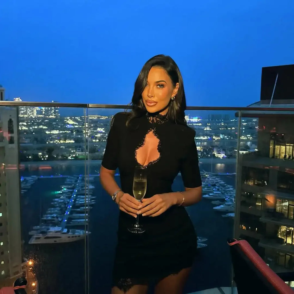 NELI LACE MINI DRESS