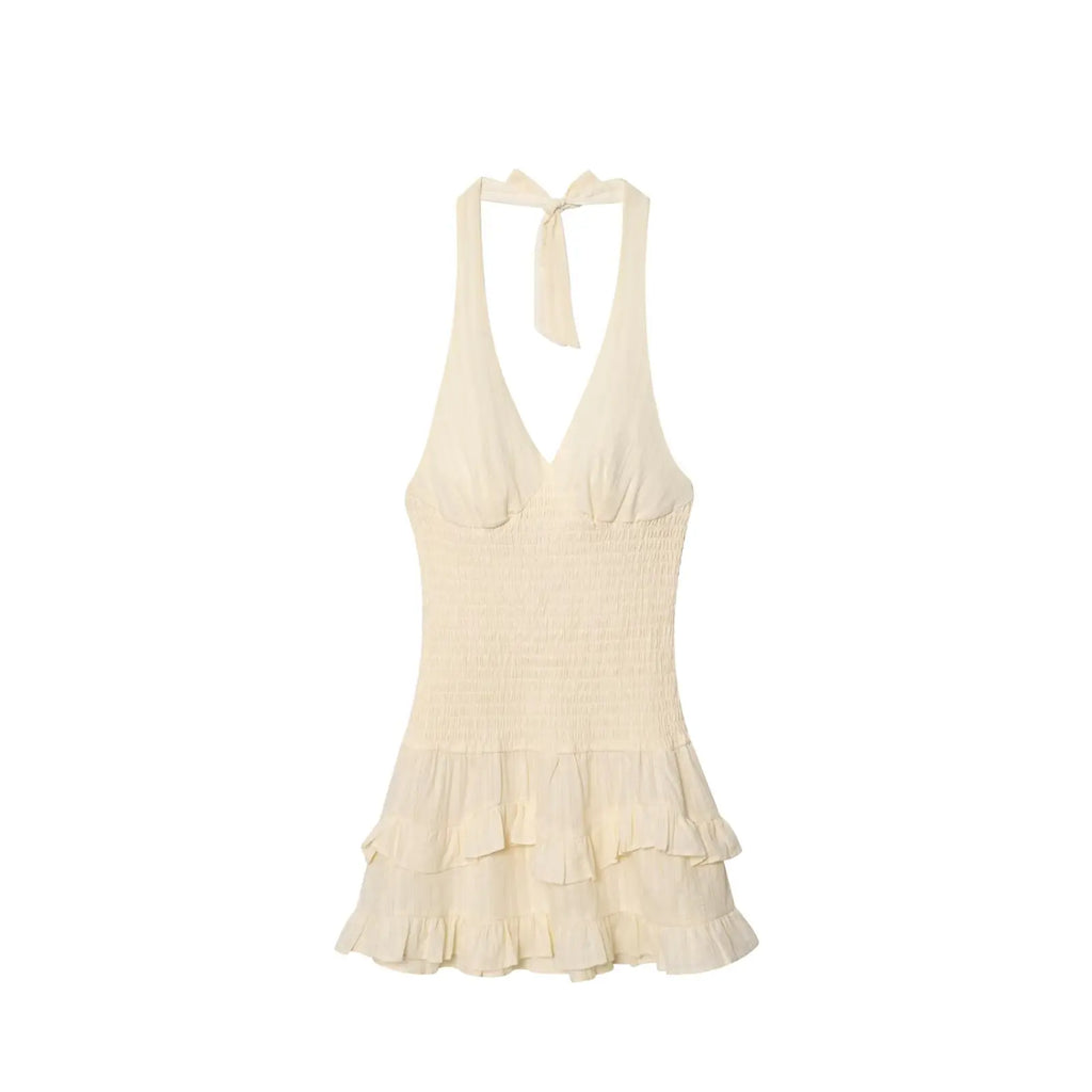 BERNICE RUFFLE MINI DRESS