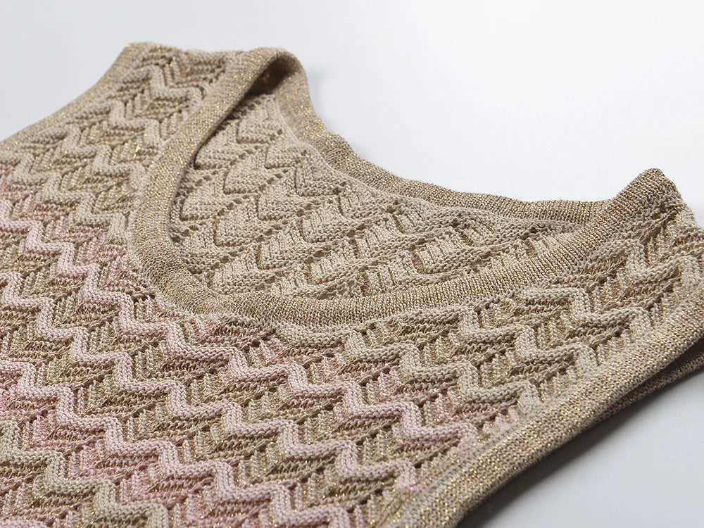 CANNES KNIT MIDI DRESS