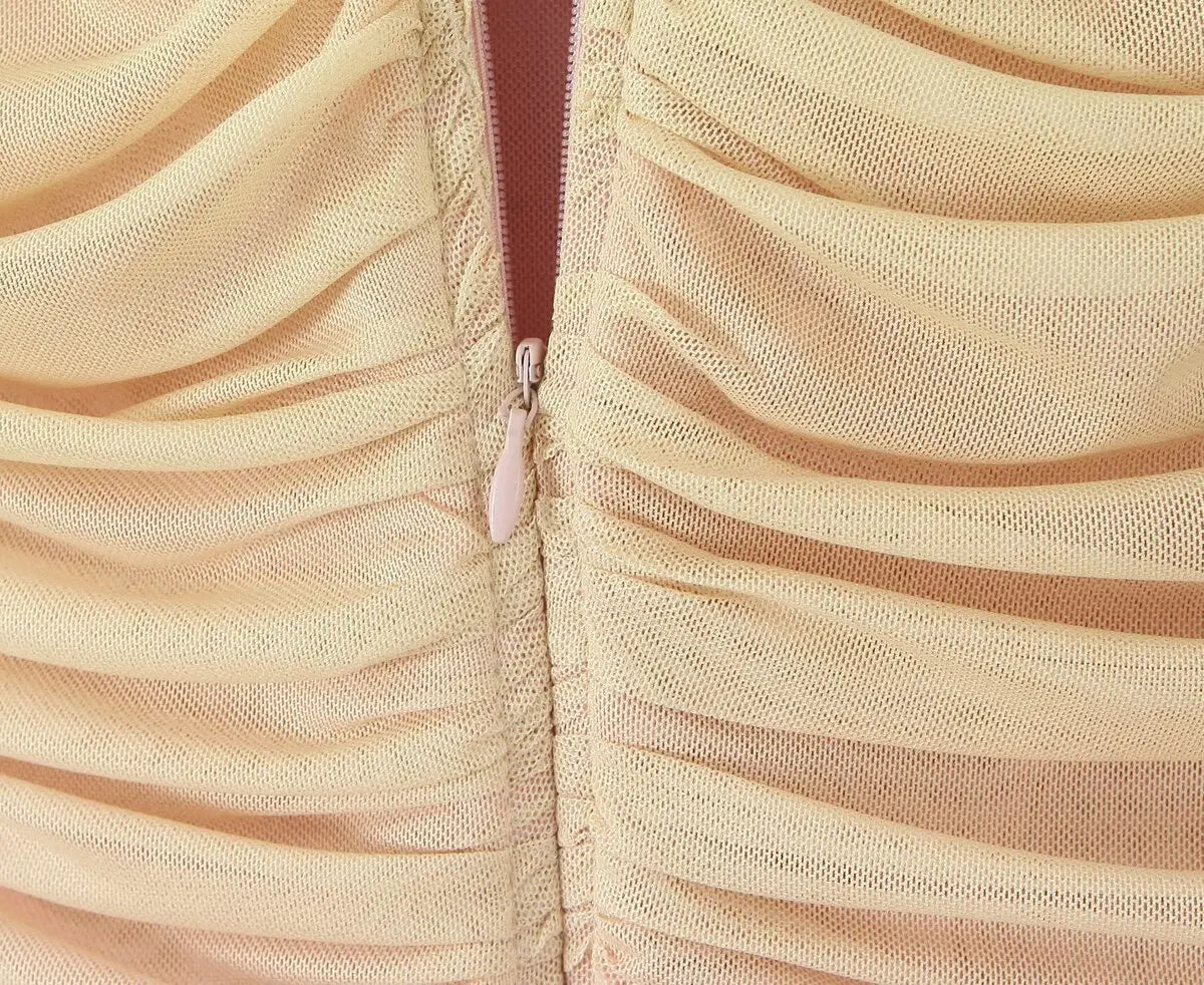 MICA MESH MINI DRESS