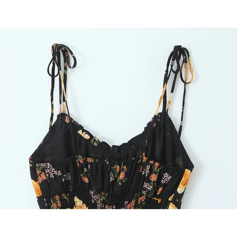 SARA FLORAL MINI DRES