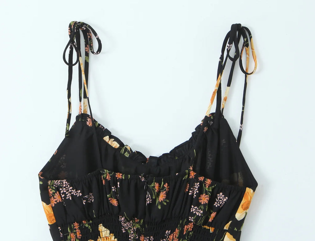 SARA FLORAL MINI DRES
