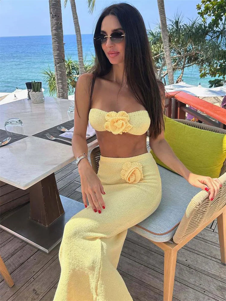 AMBERA KNIT TWO PIECE SET