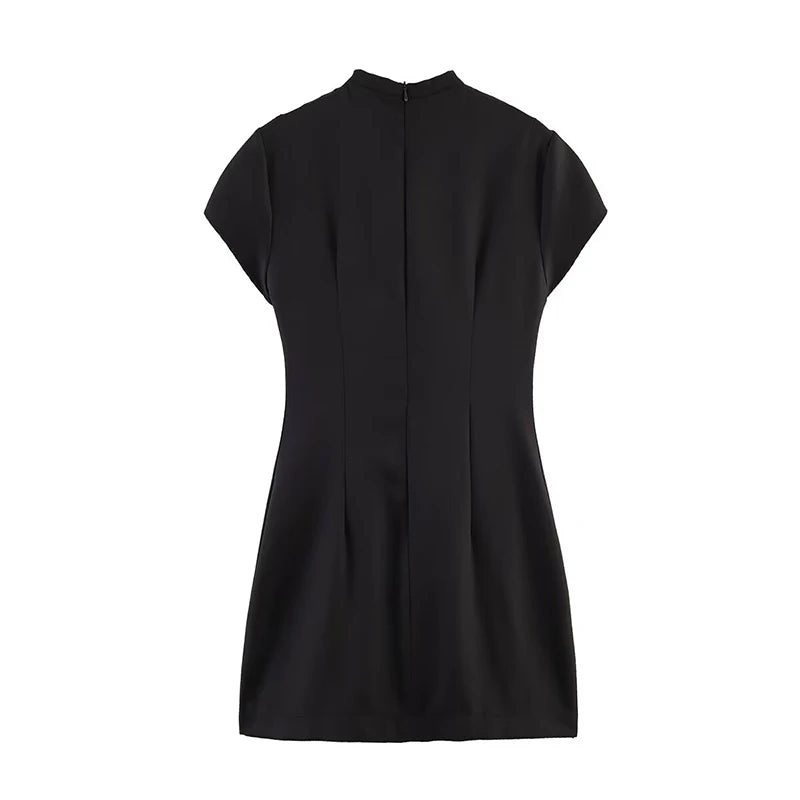 VANIA POLKA DOT TIE MINI DRESS