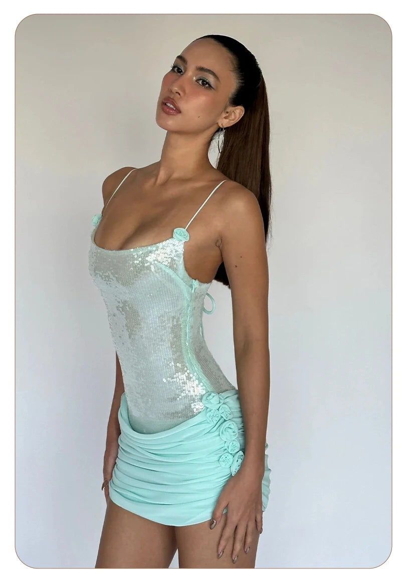 LORELI SEQUIN MINI DRESS