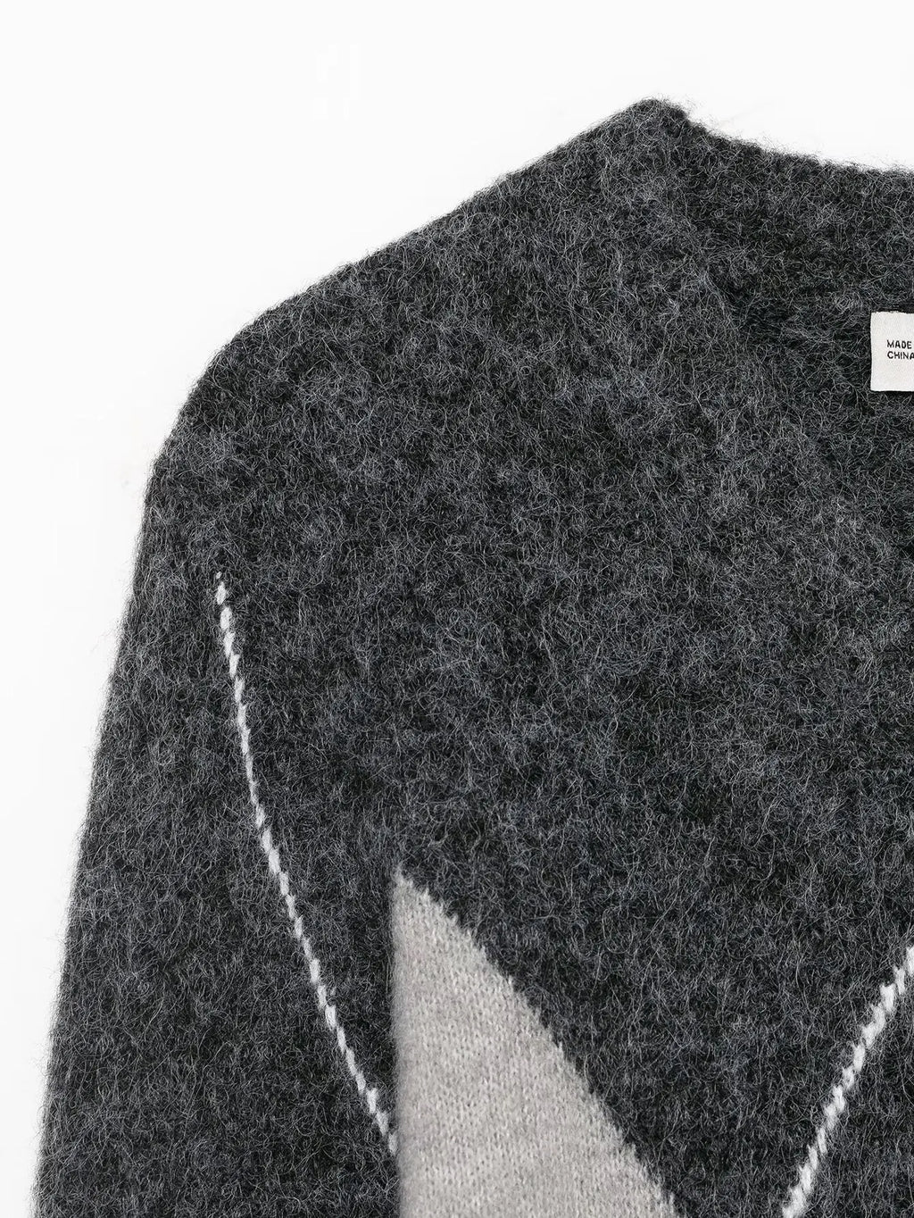Aspen Argyle Knit Sweater