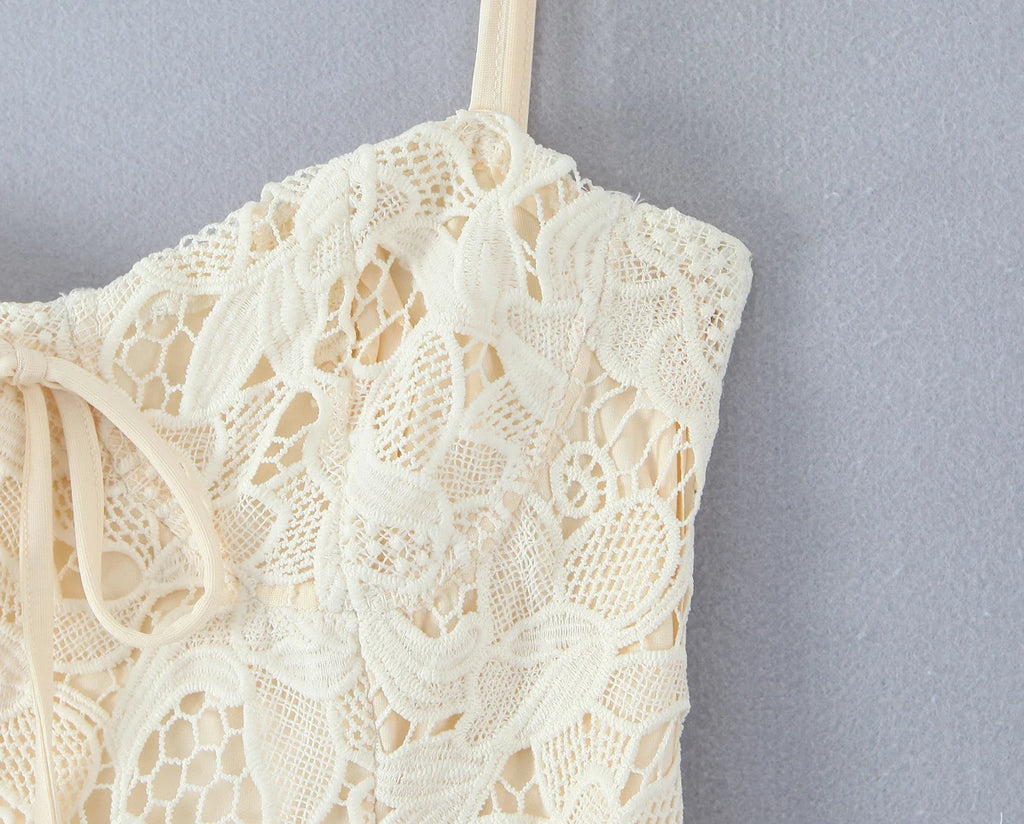 NERINA LACE MINI DRESS