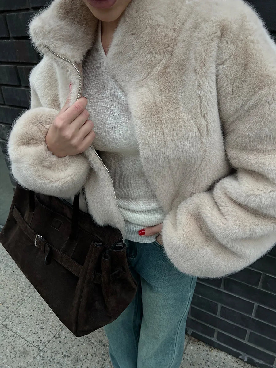 LOLA FAUX FUR JACKET