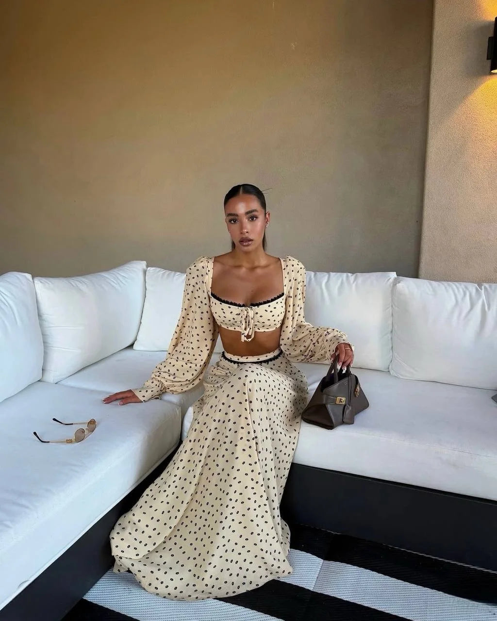 MIA POLKA DOT TWO PIECE SET