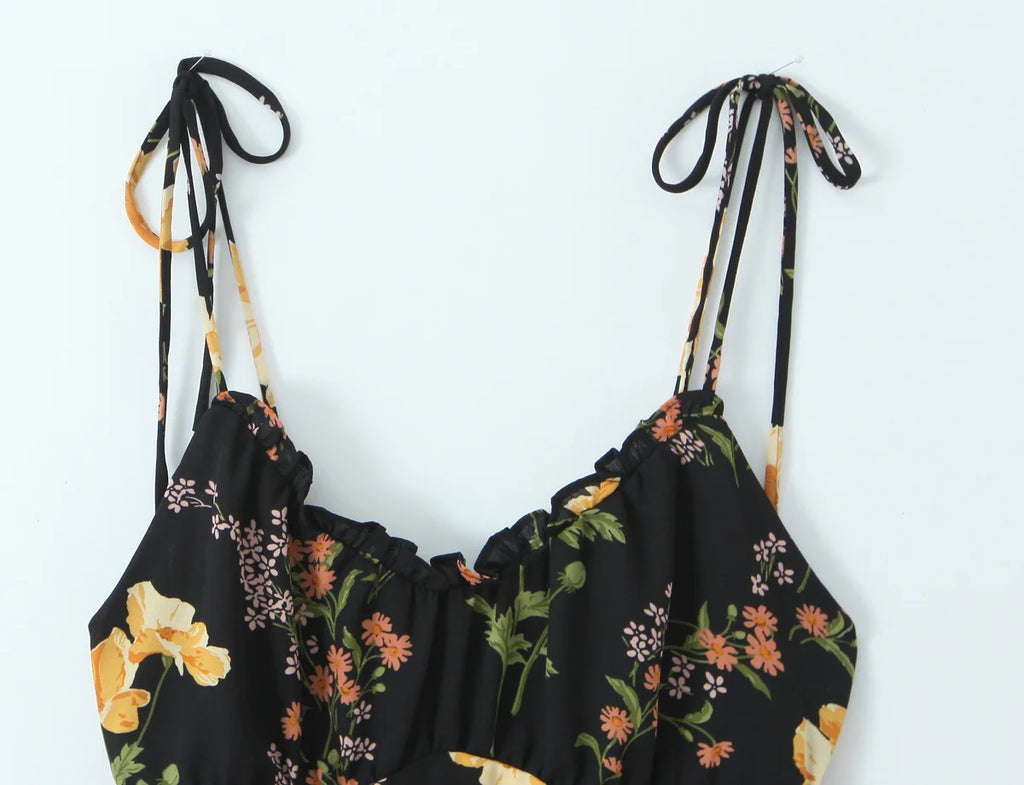 SARA FLORAL MINI DRES