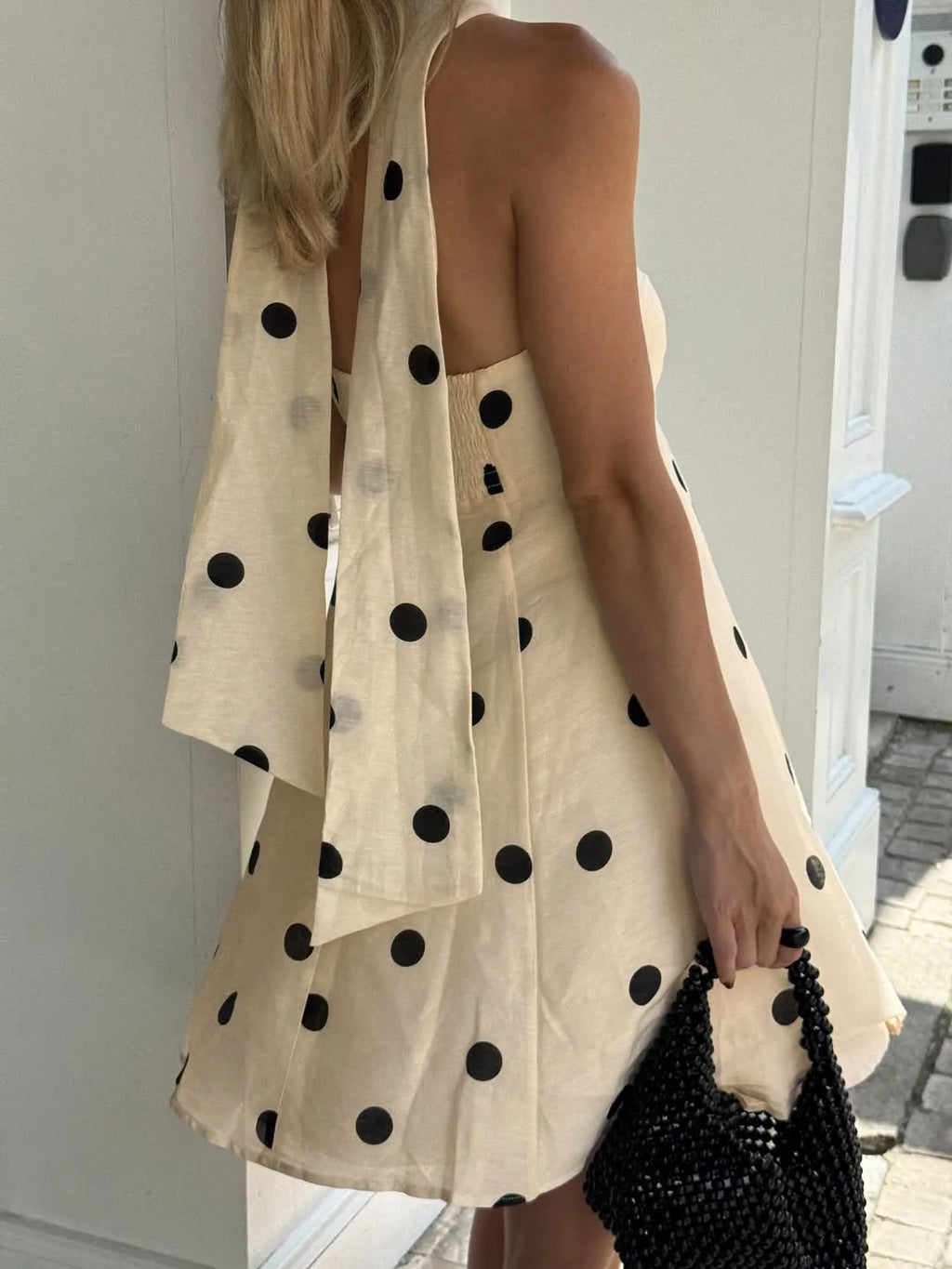 MARENA POLKA DOT MINI DRESS