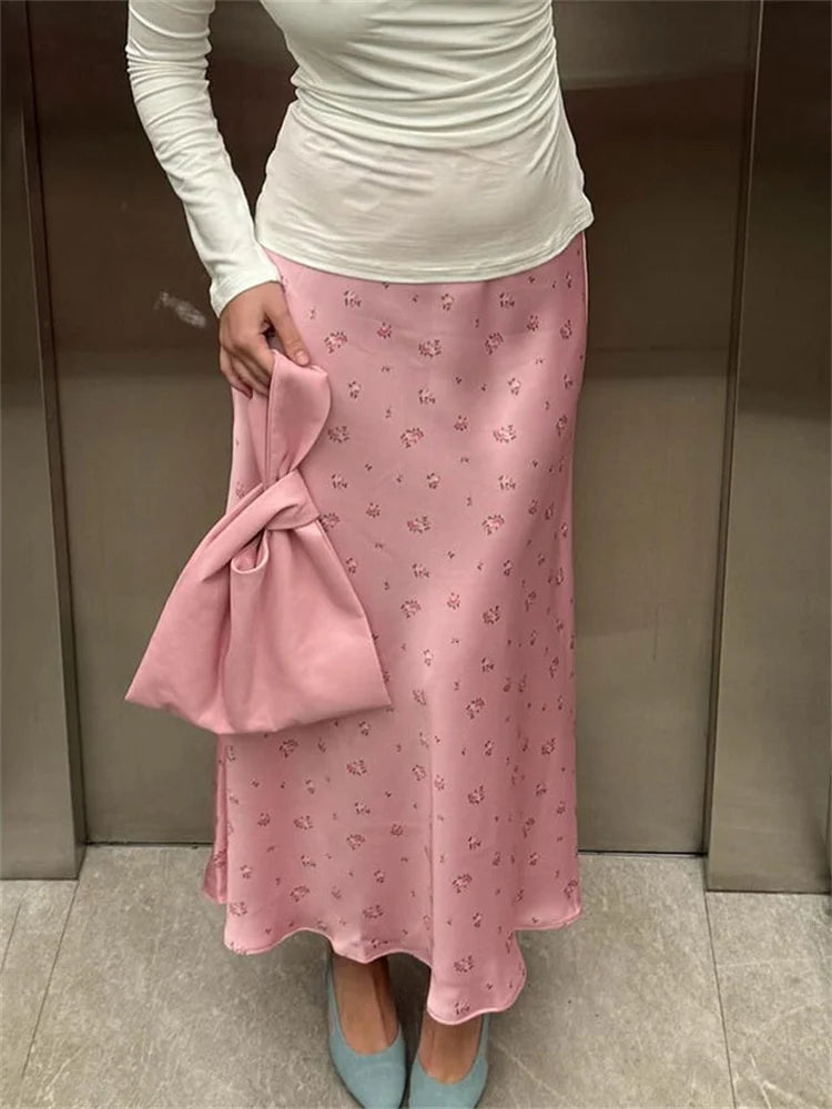 VIOLA SATIN SKIRT