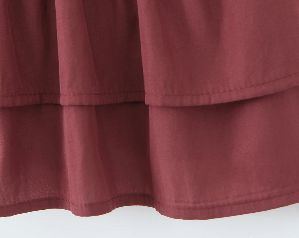 JOARDA RUFFLE MINI DRESS