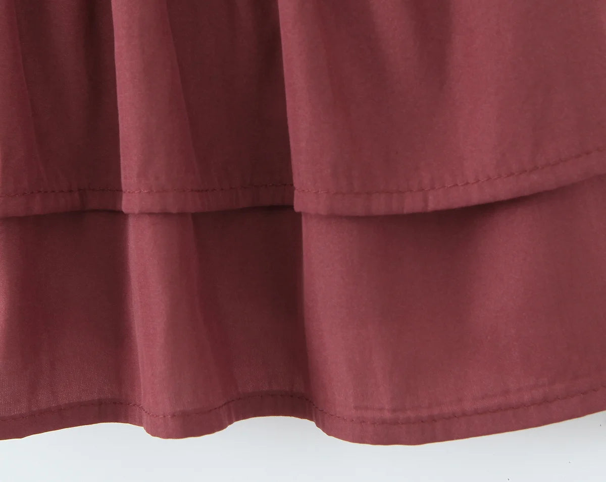 JOARDA RUFFLE MINI DRESS