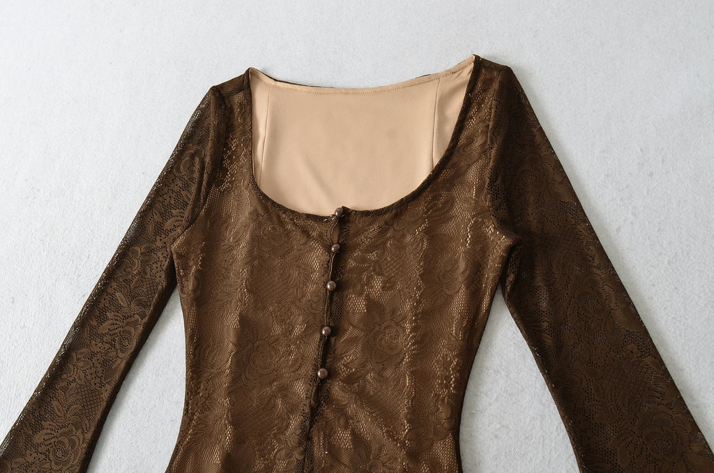 LIEN LACE MINI DRESS