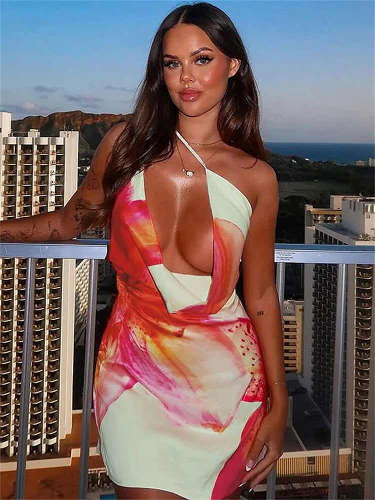 EVIE FLORAL MINI DRESS