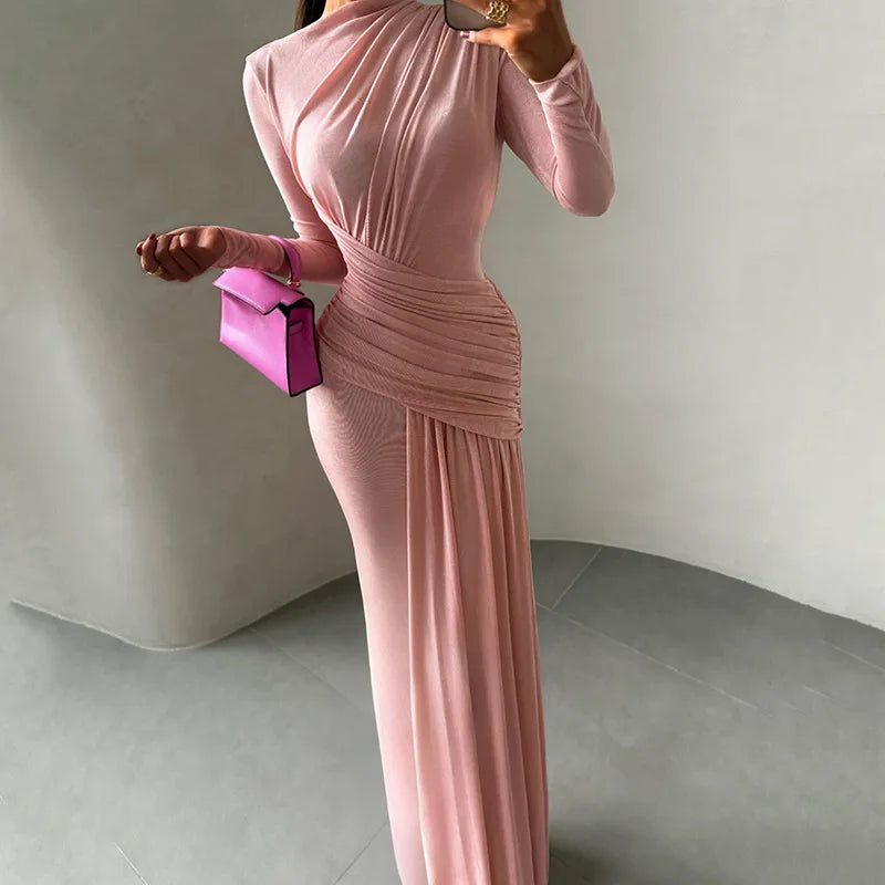 FERN RUCHED MAXI DRESS