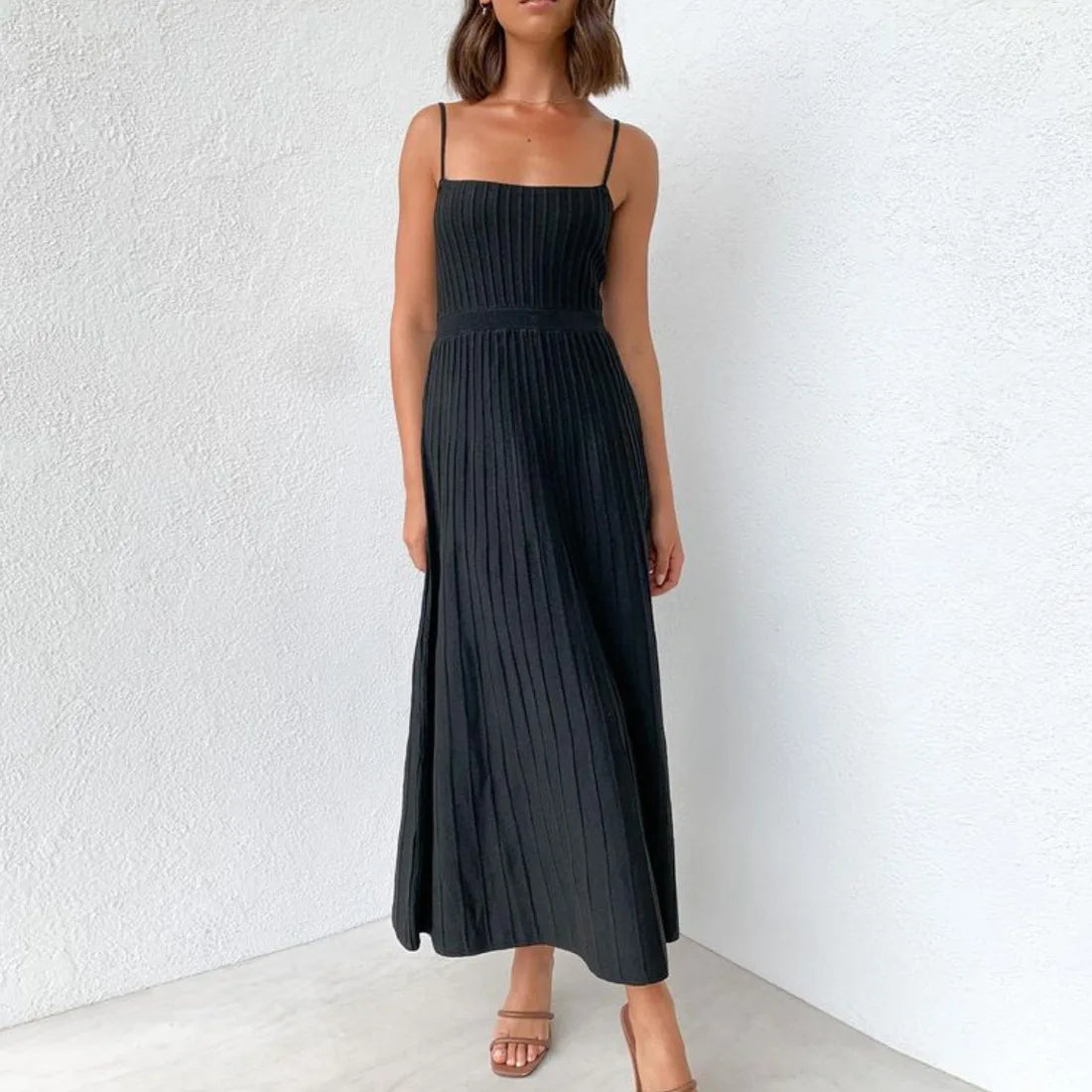 FREYA RIBBED MAXI DRESS
