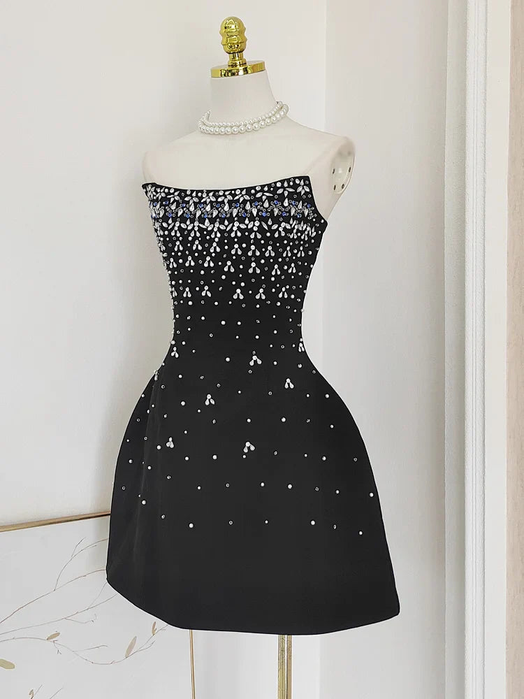 LORA CRYSTAL MINI DRESS