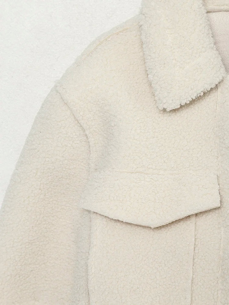 ZIA CROPPED FUR JACKET