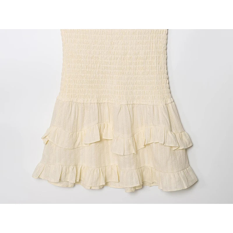 BERNICE RUFFLE MINI DRESS