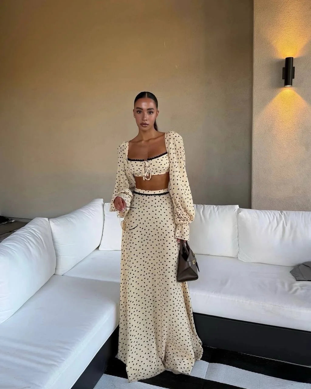 MIA POLKA DOT TWO PIECE SET