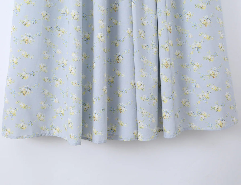 TEILOR FLORAL MIDI DRESS