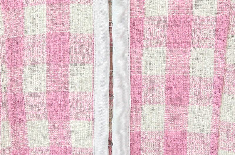 LANA PLAID MINI DRESS