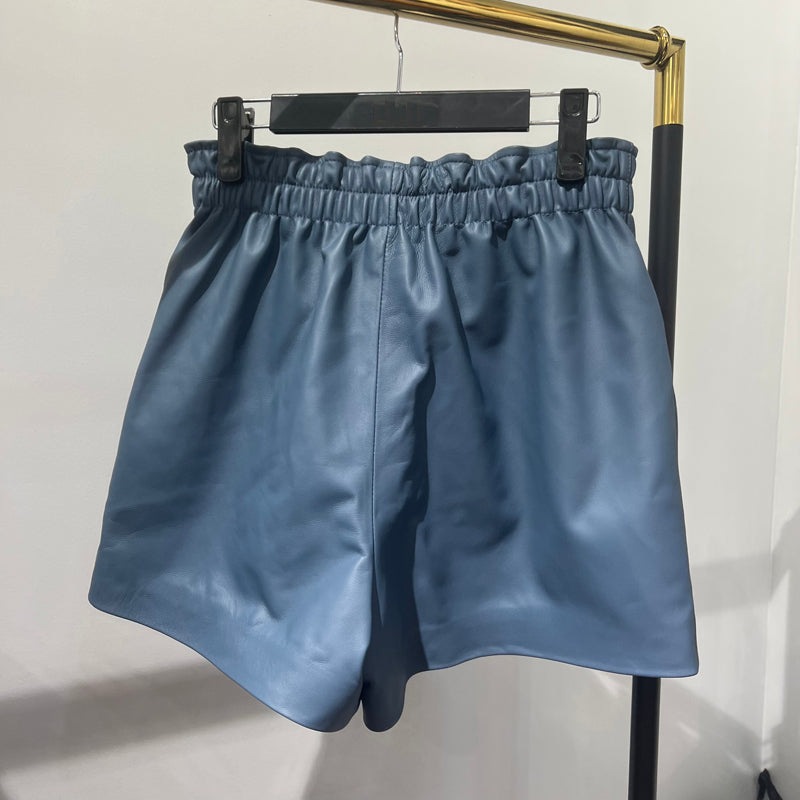 HANNA LEATHER SHORTS