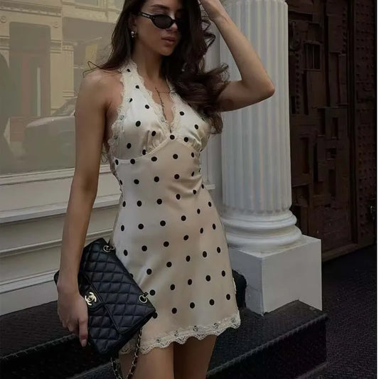 ELLIS POLKA DOT MINI DRESS