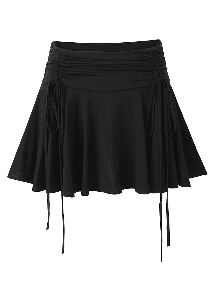 EMERSYN DRAWSTRING MINI SKORT