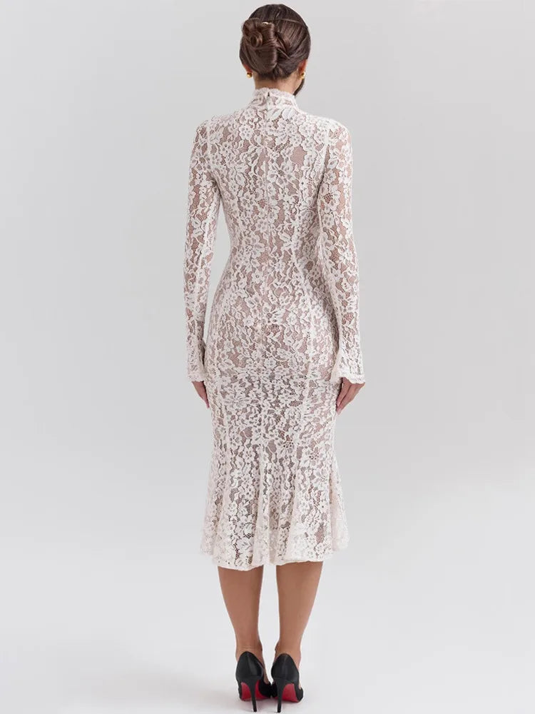 TEREYA LACE MAXI DRESS