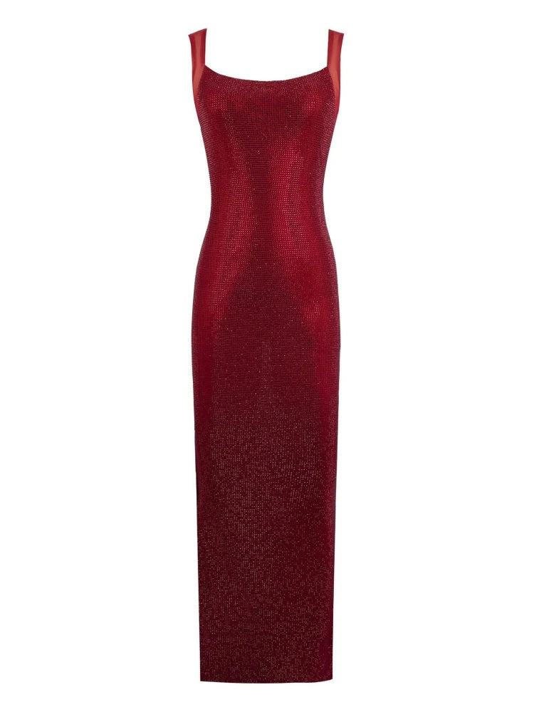 PAULA CRYSTAL MAXI DRESS