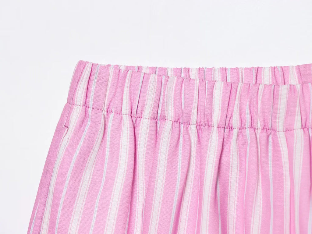 JACKIE STRIPED SHORTS