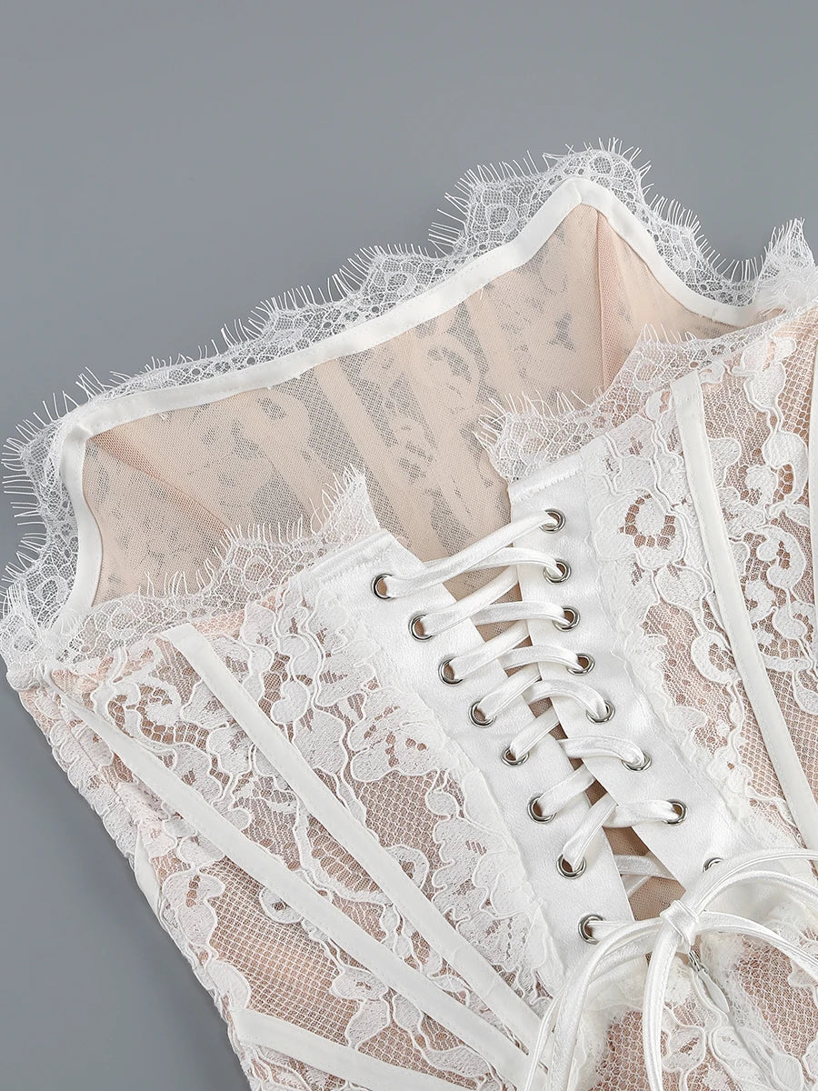 MARGI LACE MINI DRESS