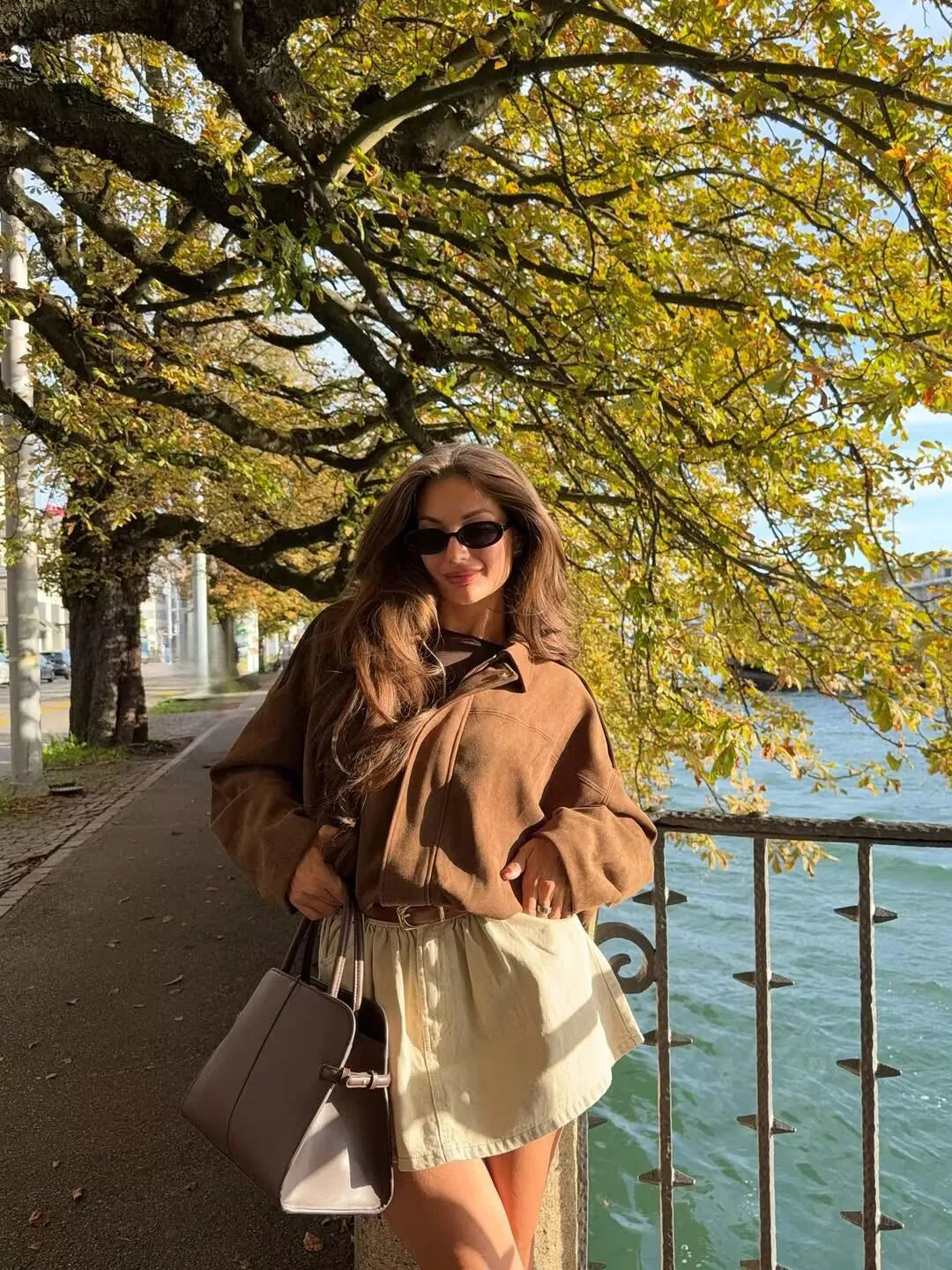 LILO SUEDE BOMBER JACKET