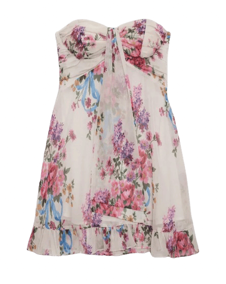TEAGAN FLORAL MINI DRESS
