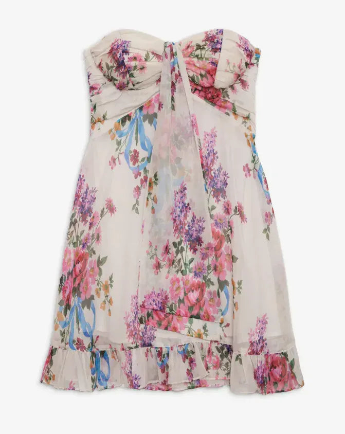 TEAGAN FLORAL MINI DRESS