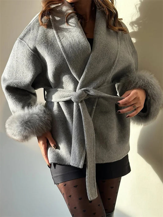 ANTONELI FOX FUR COAT