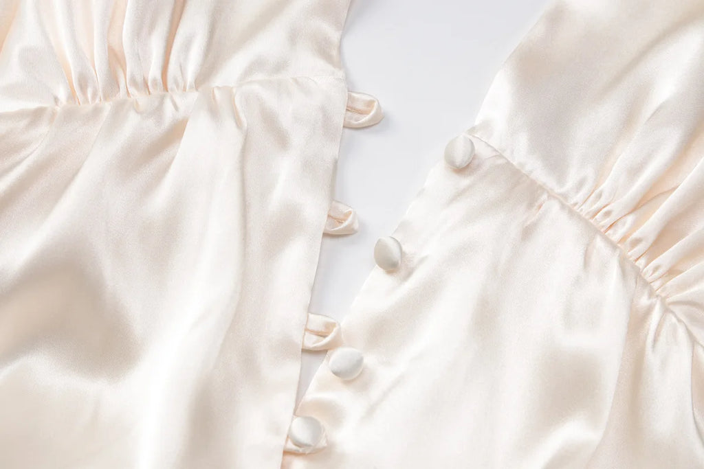 MARGARET SATIN MINI DRESS