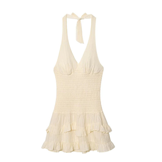 BERNICE RUFFLE MINI DRESS