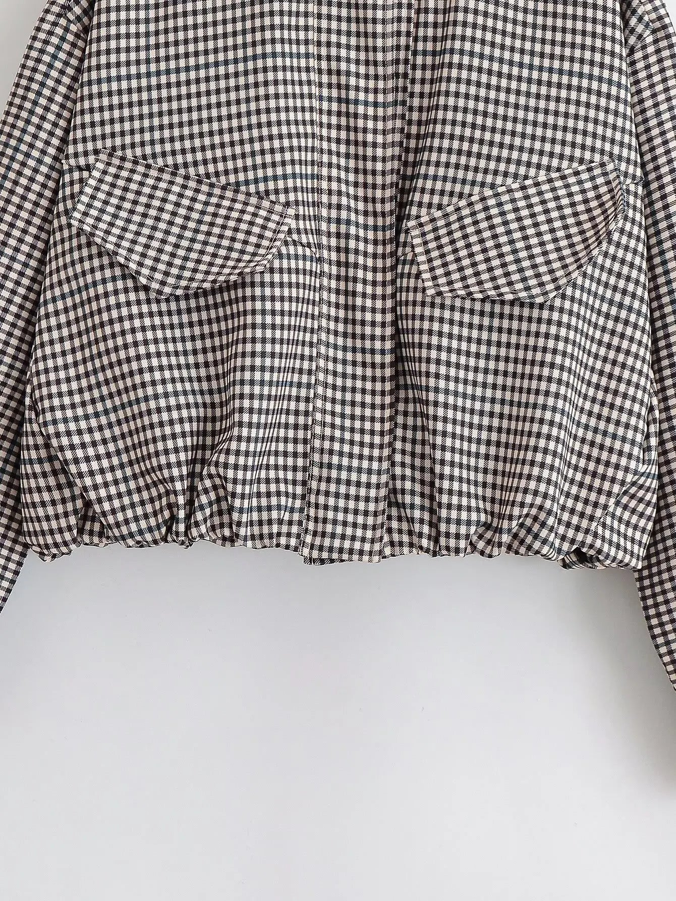 MIKAS PLAID JACKET