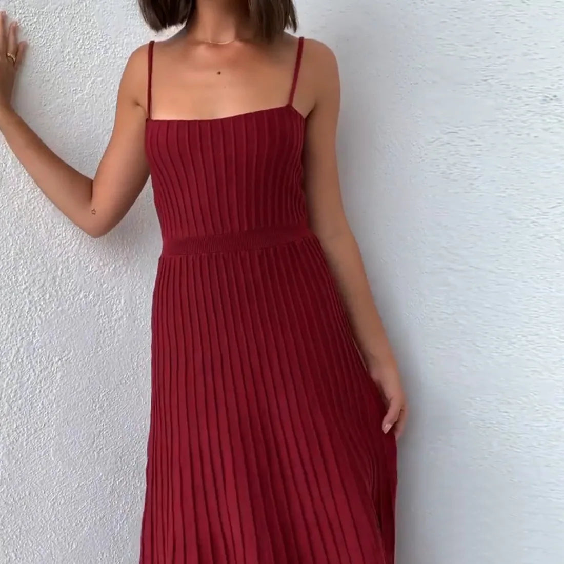 FREYA RIBBED MAXI DRESS