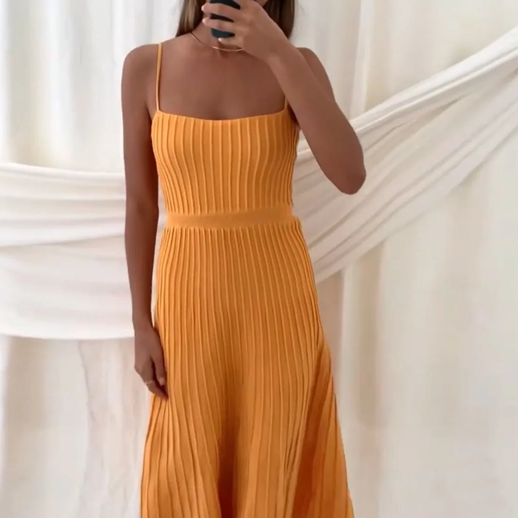FREYA RIBBED MAXI DRESS
