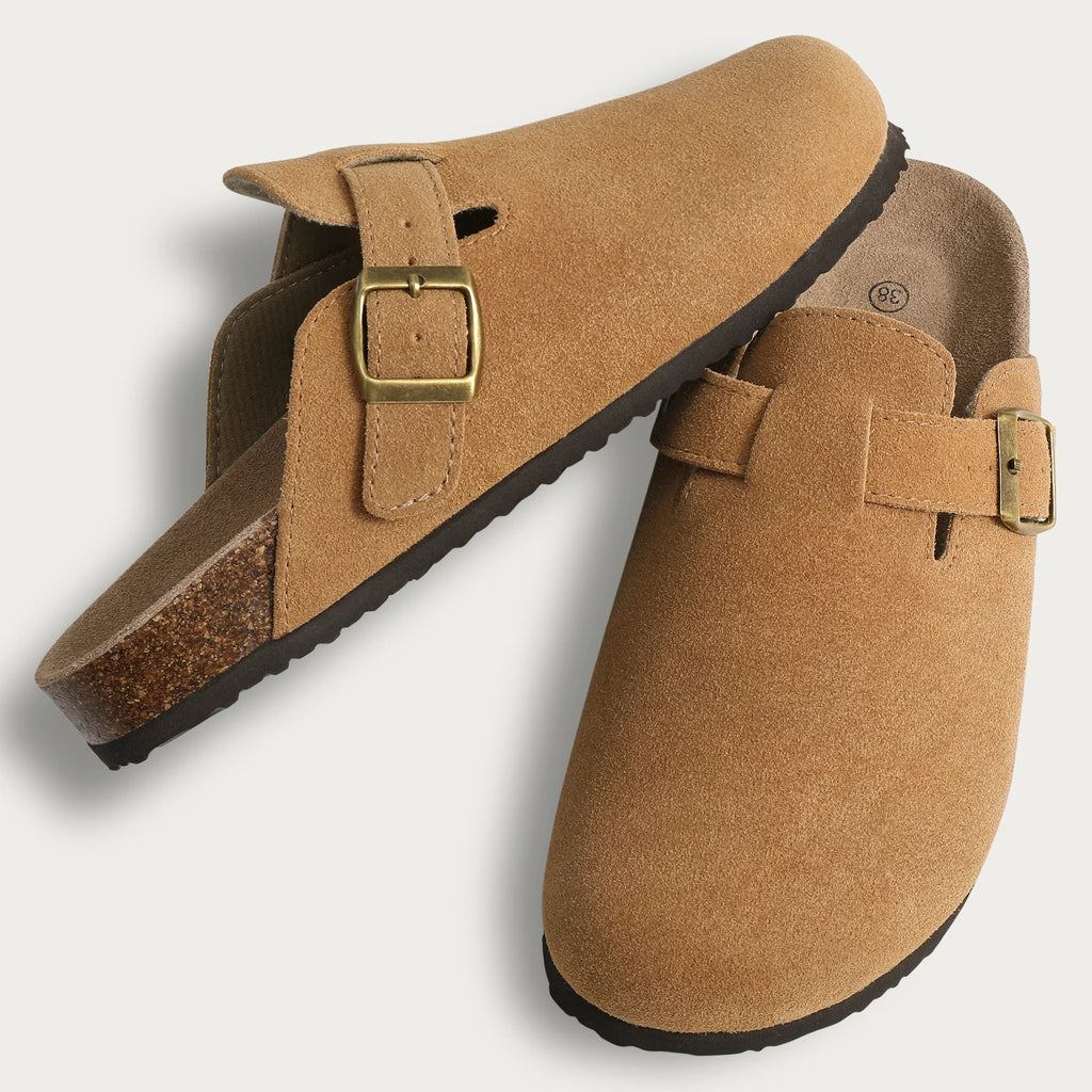 ELSIE SUEDE CLOGS