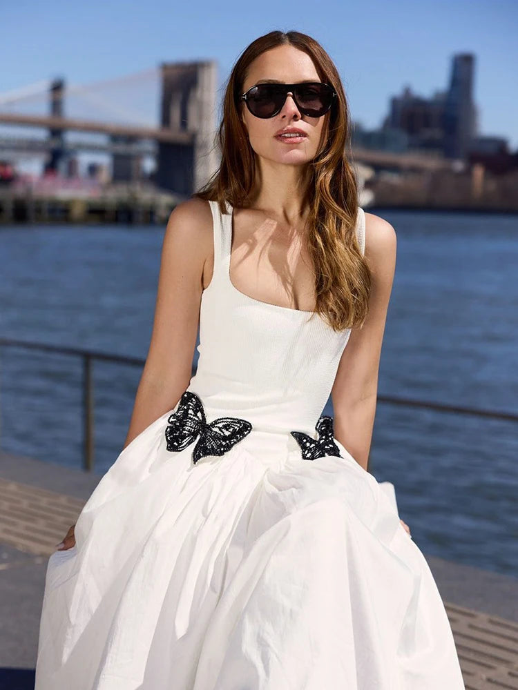 KALIA BUTTERFLY MIDI DRESS