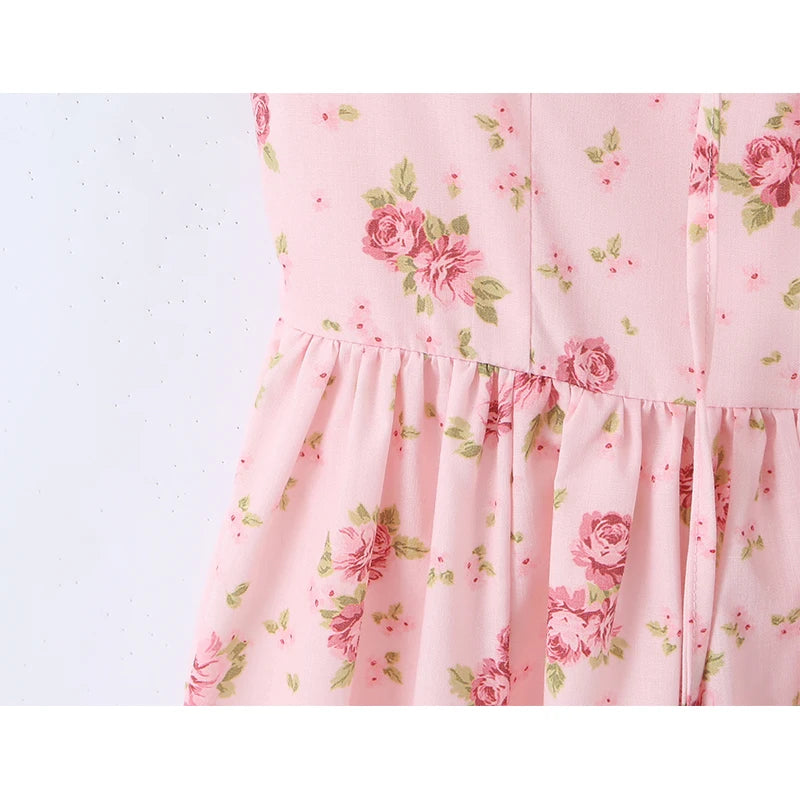 DAPHNE FLORAL MIDI DRESS