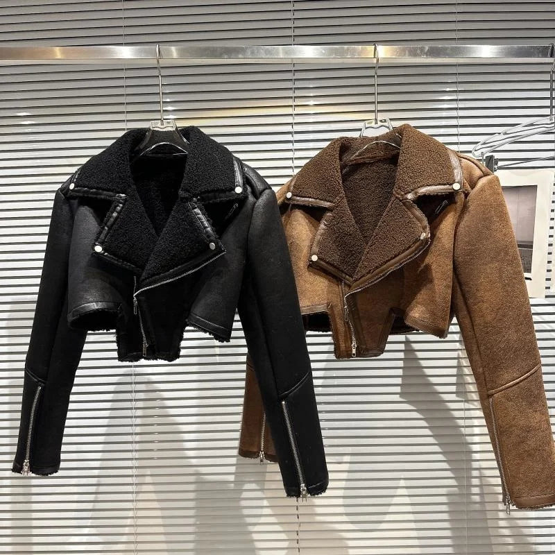 TEREYA FAUX LEATHER JACKET