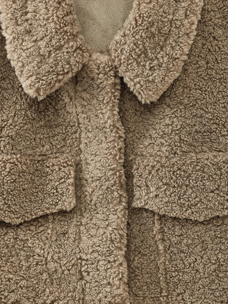 ZIA CROPPED FUR JACKET