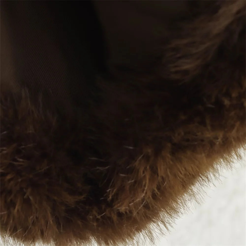 ALICIA FAUX FUR COAT